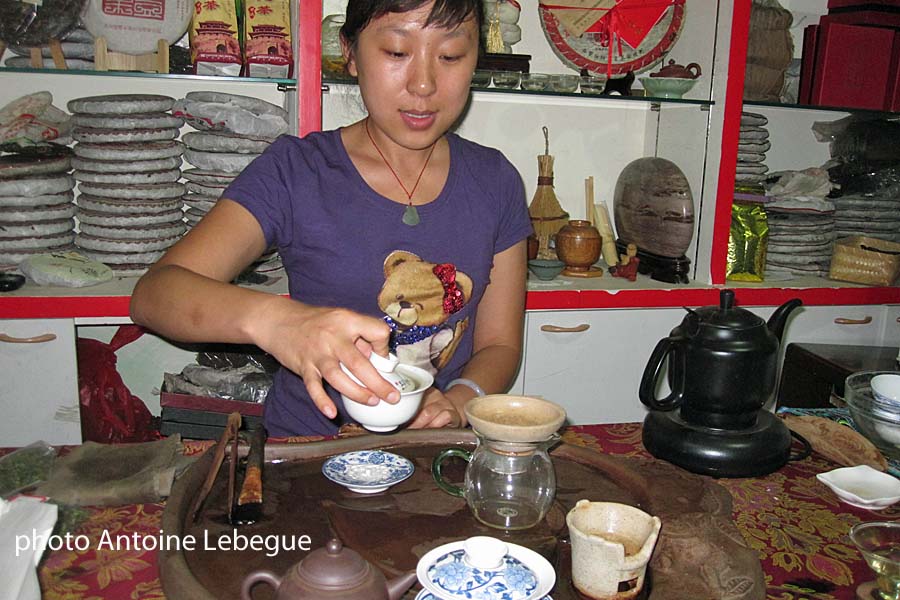 La dégustation du Thé dans les règles passerelle avec les tanins du vin
