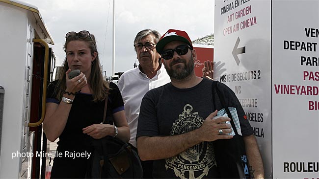 Maaike Hamerlinck présente Jeff Soto en arrière plan Stéphane Delaux