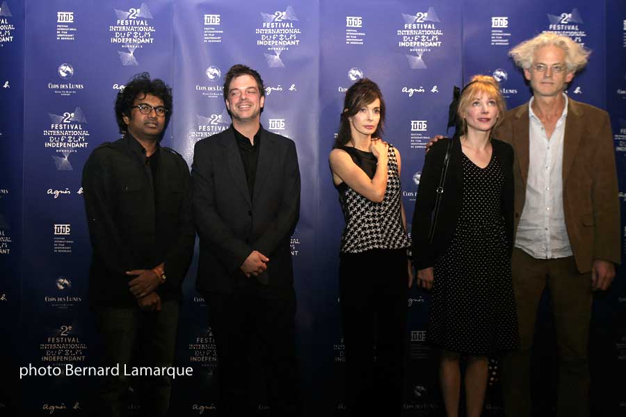 Le Jury : Vimukthi Jayasundara, Jonathan Caouette, Anne Parillaud, Julie Depardieu et Santiago Amicorena