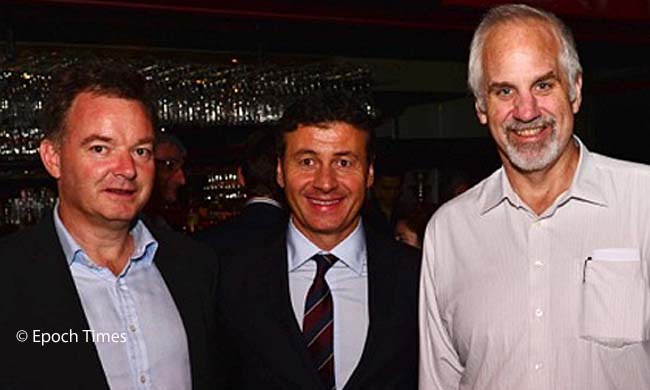 Laurent Marti président de l'UBB, bien entouré
