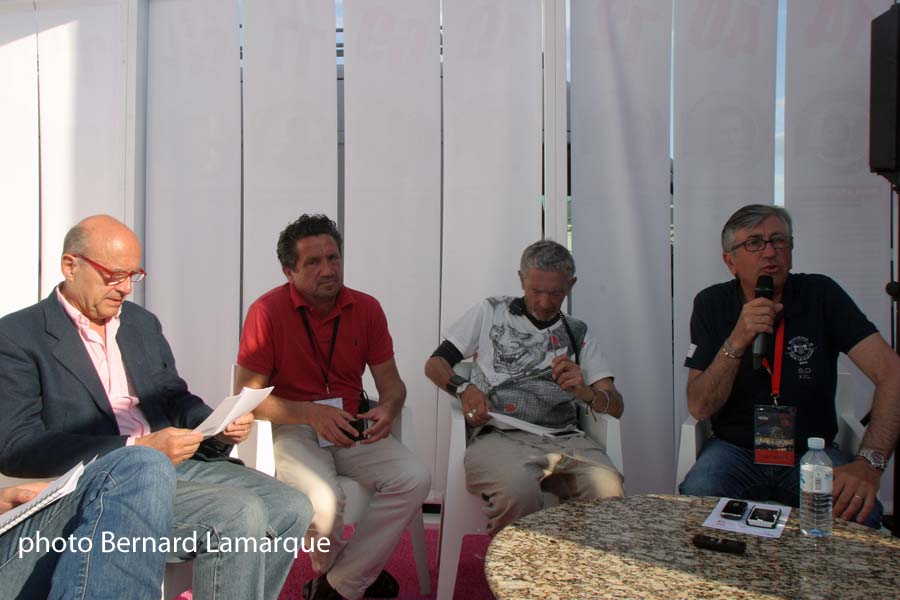 Alain Juppé, Laurent Maupîlé, François Parrot et Stéphane Delaux