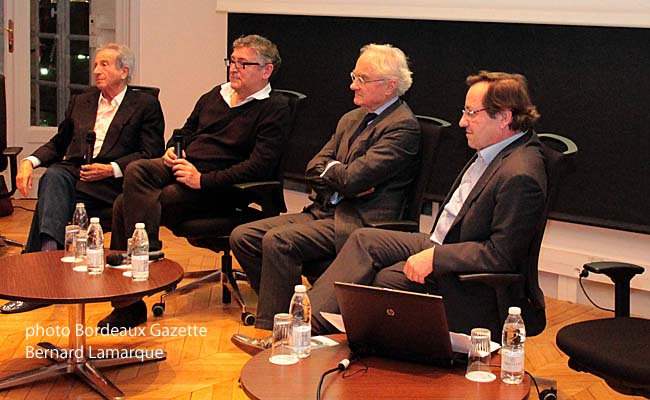 Michel Guerard, Michel Onfray, Bernard de Montferrand et Yves Harté