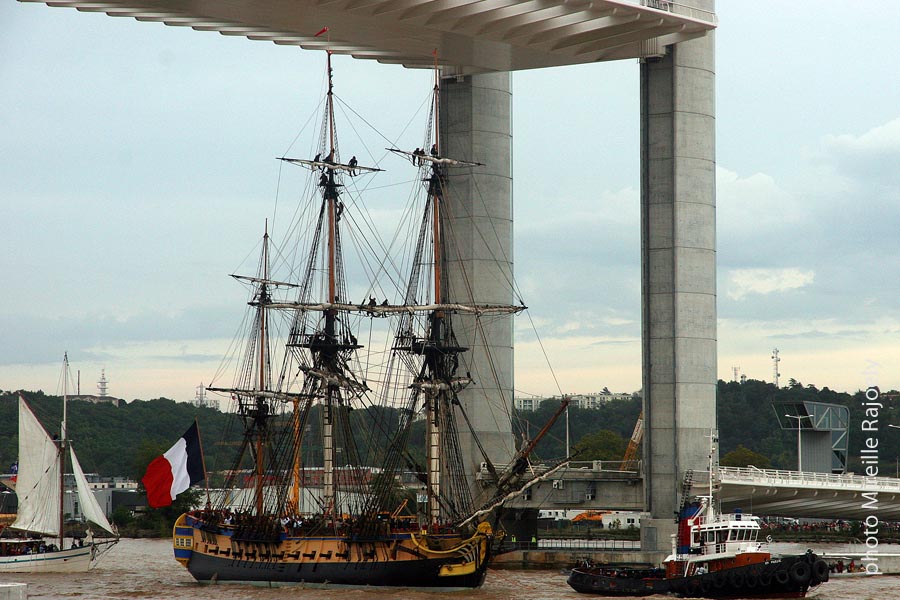 L Hermione Welcome back to Bordeaux 