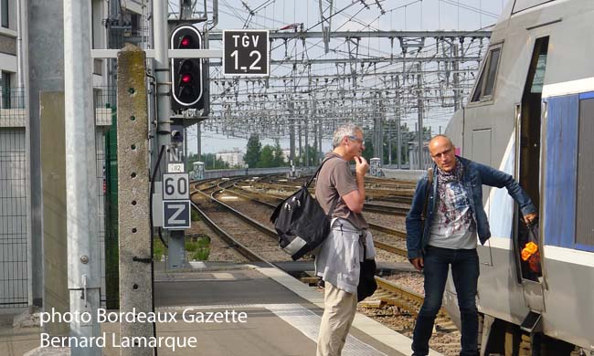 Relève en gare de Bordeaux