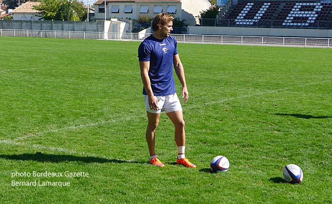 Yann Lesgourgues à l'entrainement