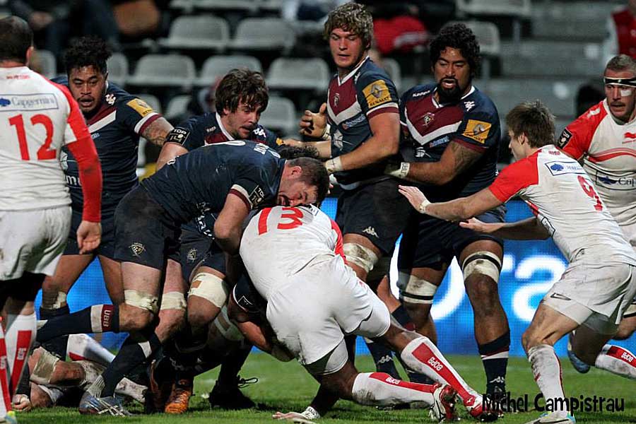 Avéi, Delboulbes, Clarkin, Marais et Fakaté face à Biarritz