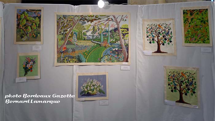 Broderies par applique