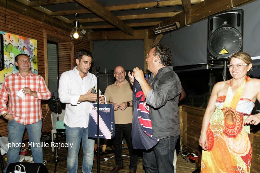 Florian Lamiel, Johan Hellies, Alfredo Julio, le gagnant qui cache Lassina Diabaté et Valérie Miquel