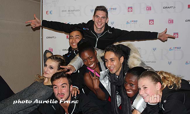 Les participants français au Trophée Bompard 2014