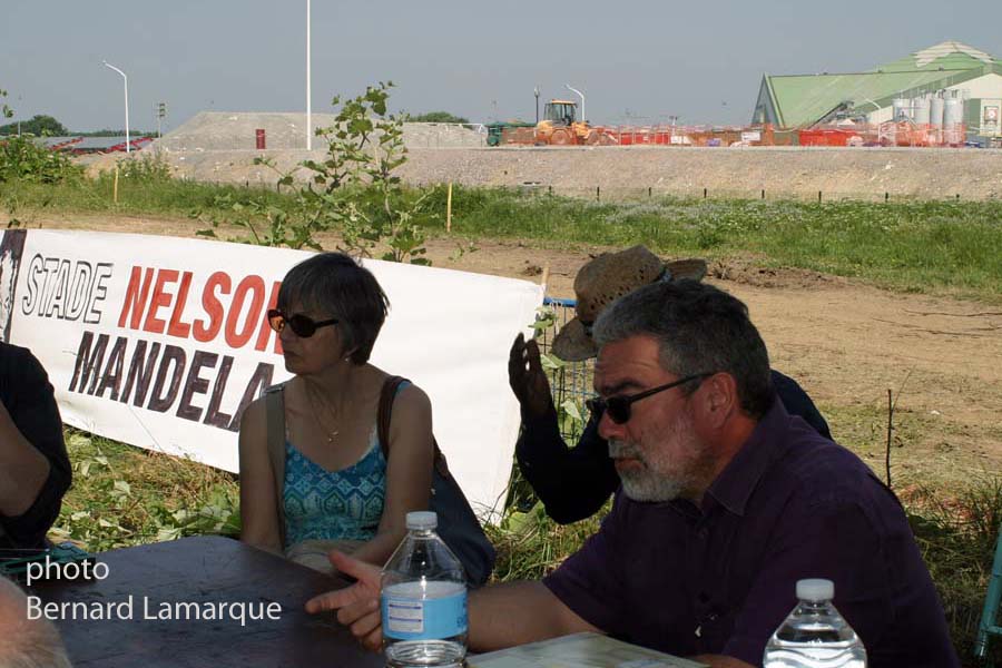 Vincent Maurin lors de sa conférence de presse avenue de la jallère