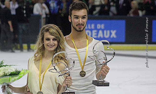 Les français Gabriella Papadakis et Guillaume Cizeron 