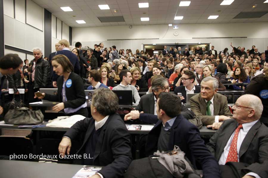 Les candidats arrivent