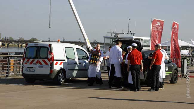 Les cuisiniers embarquent le frais