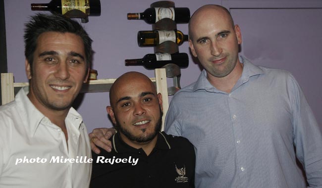 Johan Hellies, Charles Villacreces etSylvain Girardeau