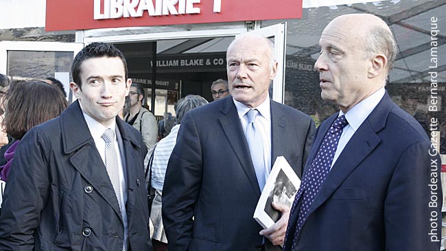 Fabien Robert, Alain Rousset et Alain Juppé