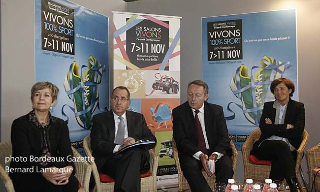 Sandrine Doucet, Michel Delpuech, Thierry Braillard et Arielle Piazza