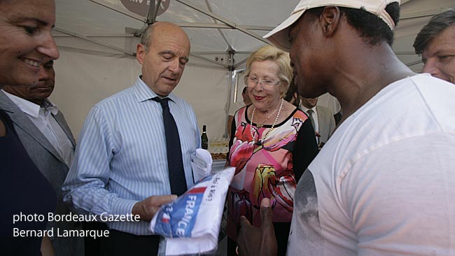 Alain Juppé, Micheline Favreau-Cerrato et Lassina Diabaté