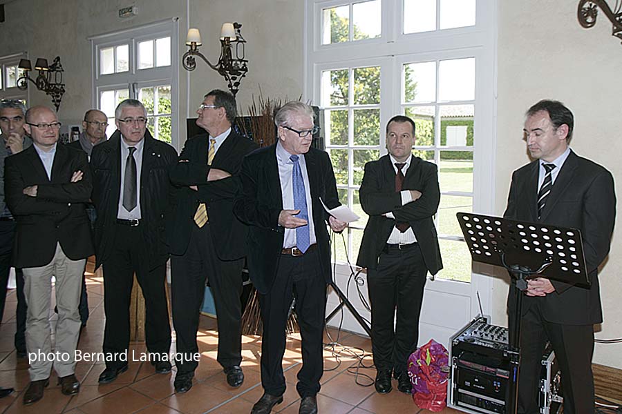 Jean-Luc Gleyse, Hervé Gillé, Pierre Augé, Philippe Madrelle, Frédéric Carre et Dominique Guignard
