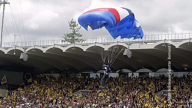 Chuteur sur le stade