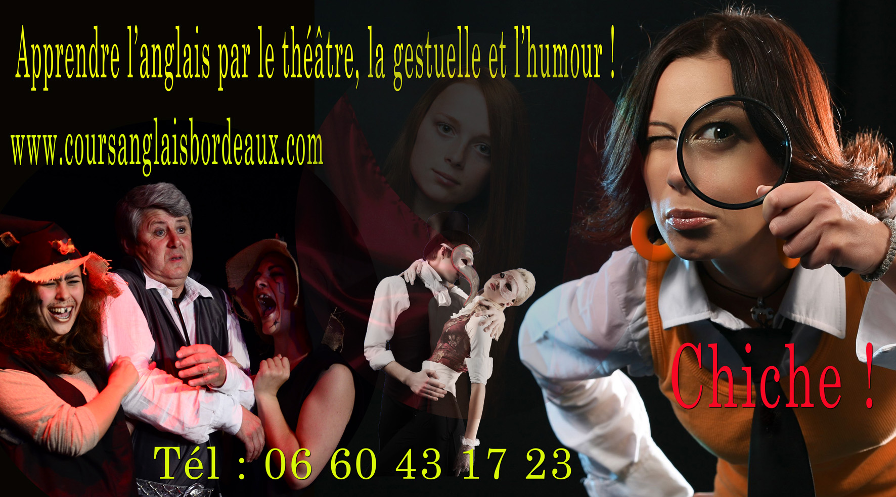 Apprendre l'anglais par le théâtre, la gestuelle et l'humour