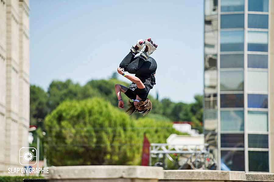 Amandine Condroyer (gagnante roller slopestyle) 