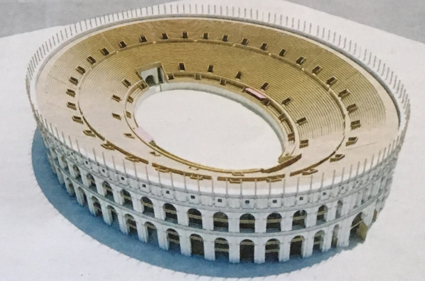 Une reconstitution en 3D de l'amphithéâtre du Palais Gallien
