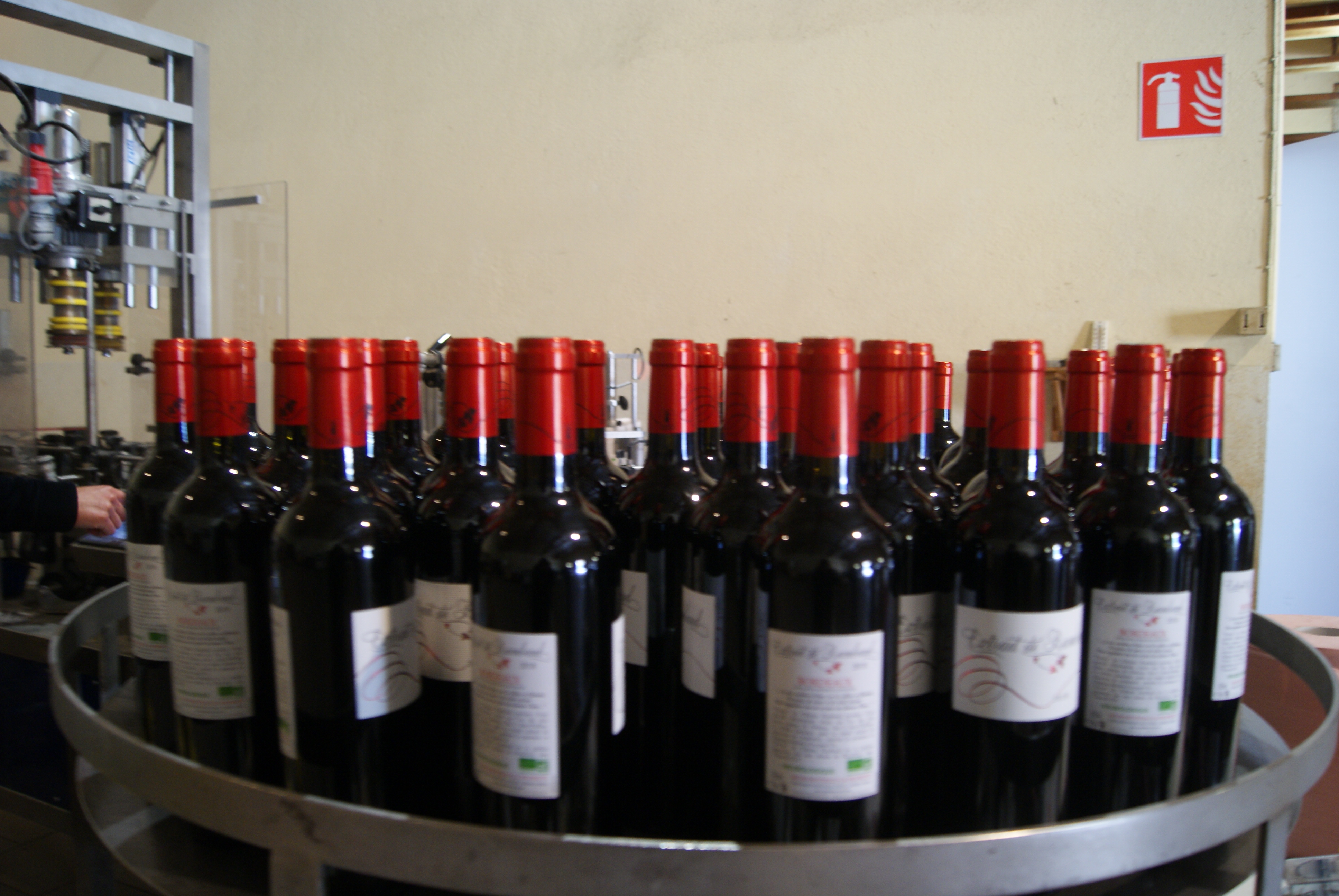 Embouteillage au domaine
