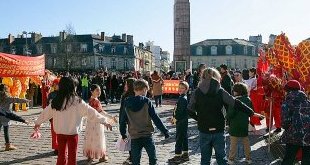 L'arrivée de l'année du Serpent de bois fêtée à Bordeaux