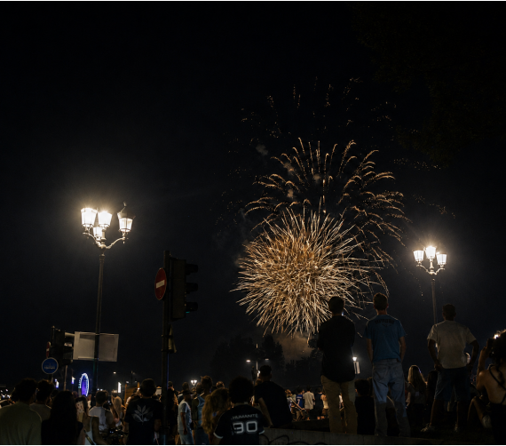 À Bordeaux, le feu d'artifice a suivi la défaite des Bleus
