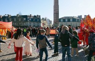L'arrivée de l'année du Serpent de bois fêtée à Bordeaux