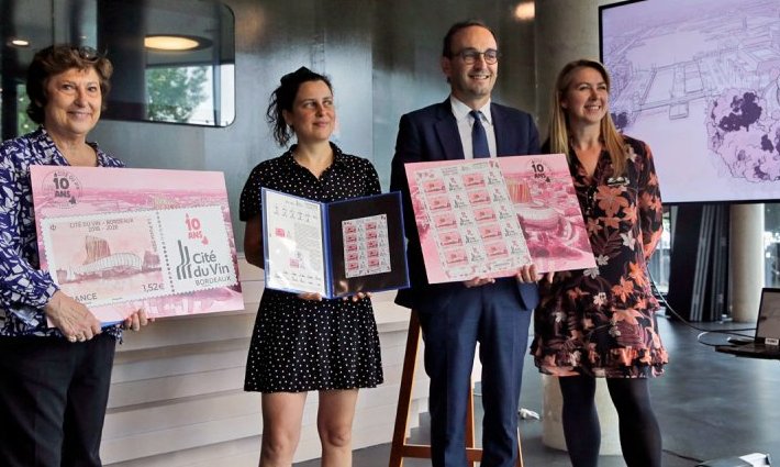 La Cité du vin accède à la philatélie