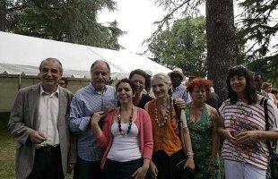 Noël Mamère a fêté sa réélection dans le parc de sa mairie 