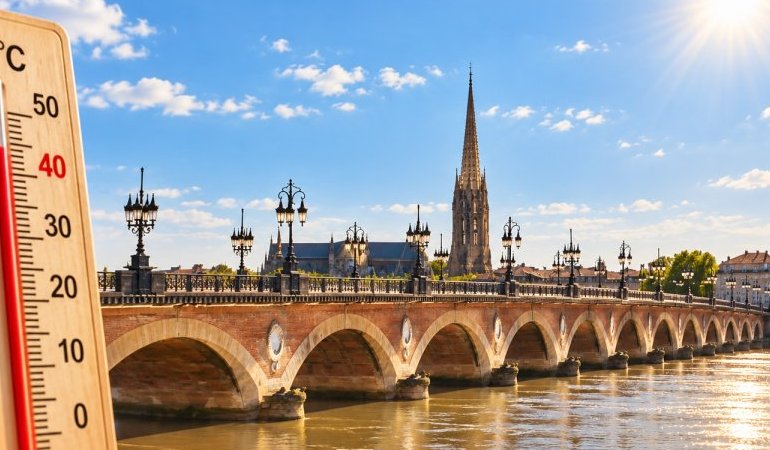 Bordeaux a dépassé 40 °C sept fois durant un été 2026 record