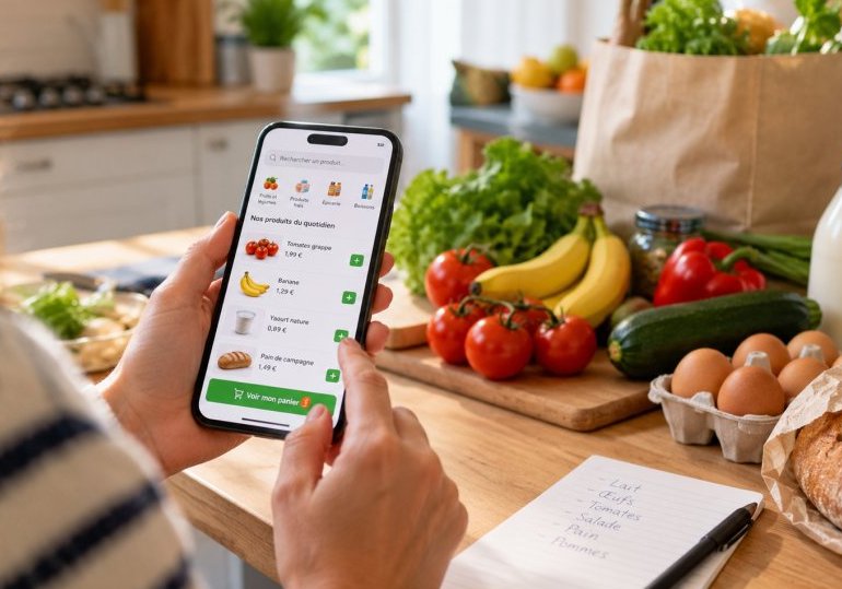 Courses en ligne : le smartphone change notre façon de remplir le panier