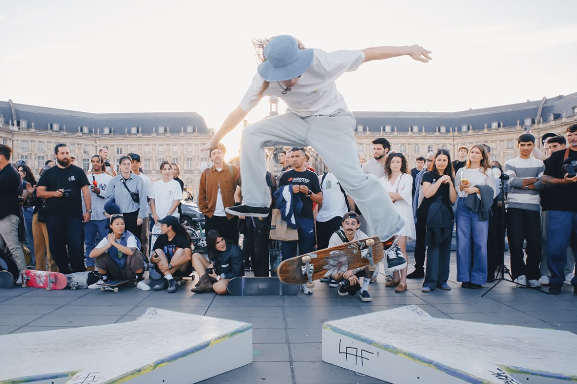 Bordeaux : jazz et skate en harmonie sur le Miroir d'eau