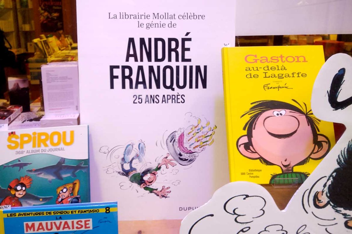 La librairie Mollat rend hommage à André Franquin