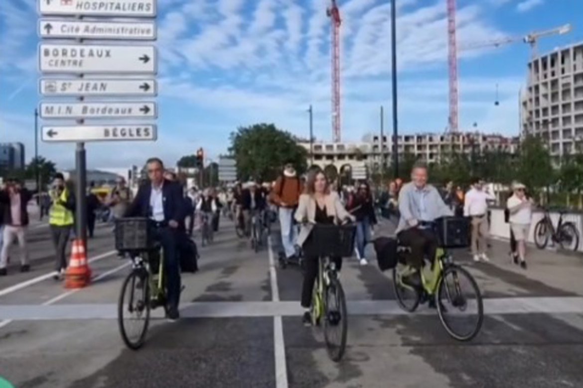Bordeaux célèbre l'ouverture du pont Simone-Veil