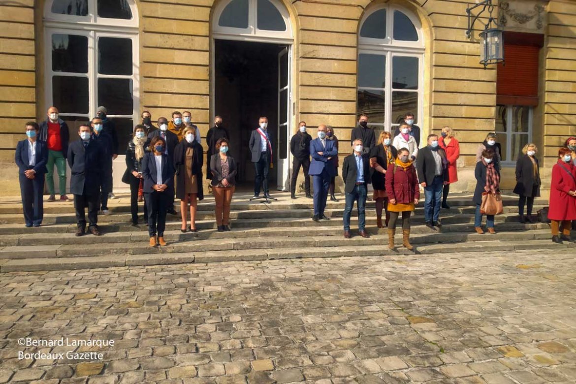 L'hommage bordelais à Samuel Paty