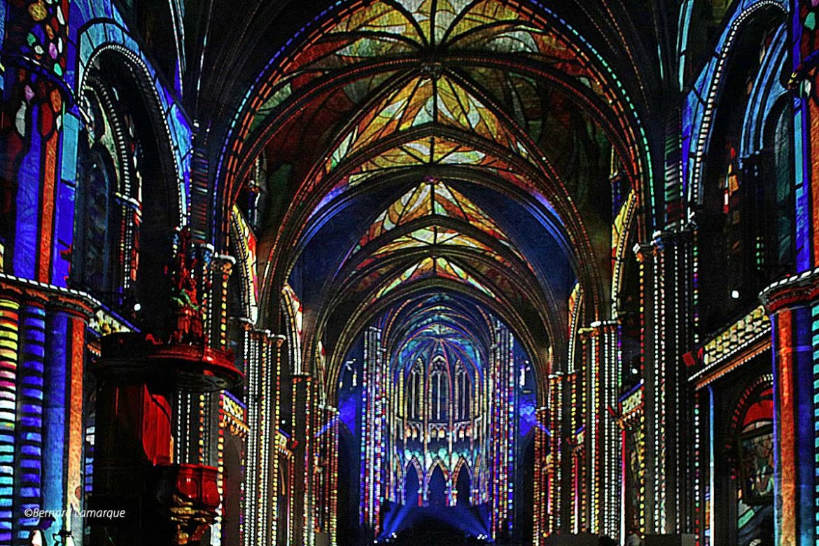 L'avant première de Luminiscence à la cathédrale Saint André
