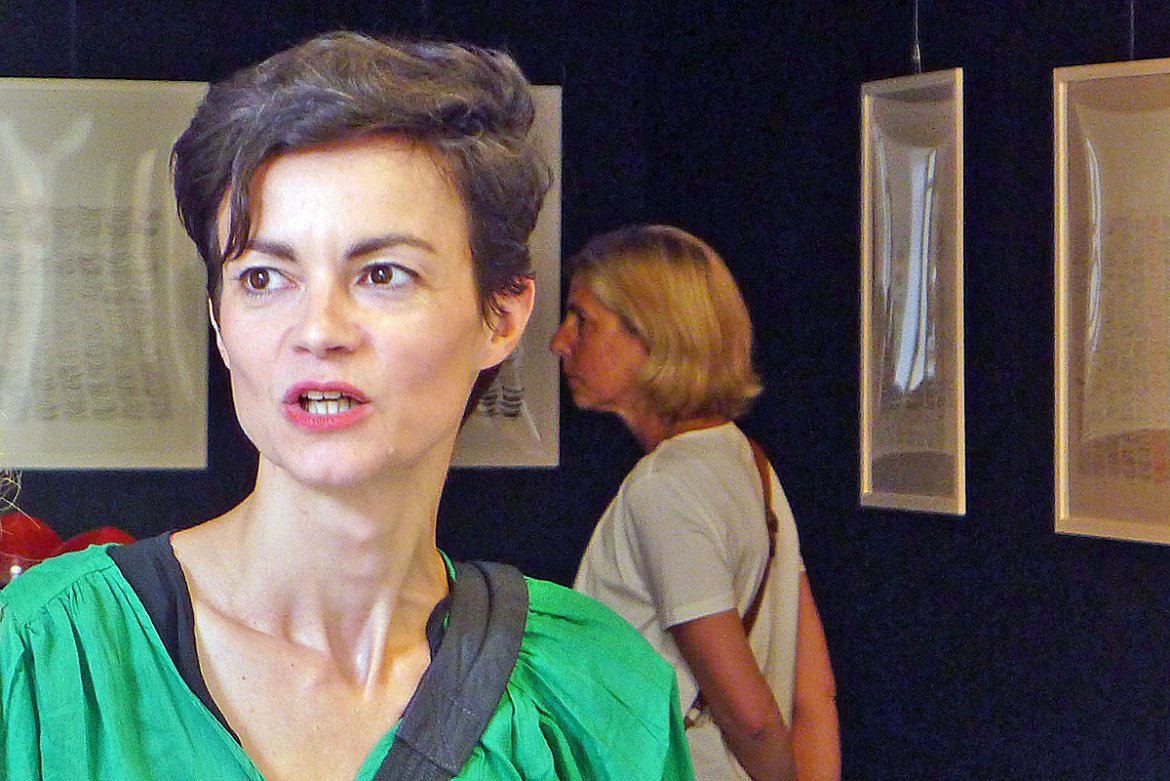 Claire Le Pape à la galerie des Nouveaux Talents de l'Institut Bernard Magrez